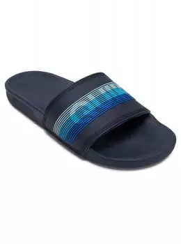 Сланцы Quiksilver Rivi Wordmark Slide Blue/Blue/Blue