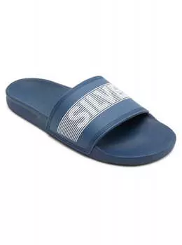 Сланцы Quiksilver Rivi Wordmark Slide Blue/White/Blue