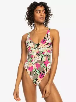 Слитный женский купальник Printed Beach Classics
