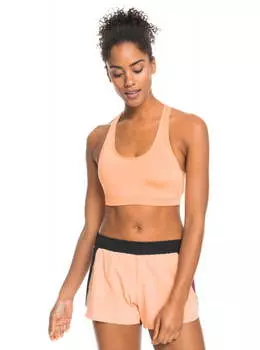 Спортивный Топ Roxy Со Средним Уровнем Поддержки Back To You Cantaloupe