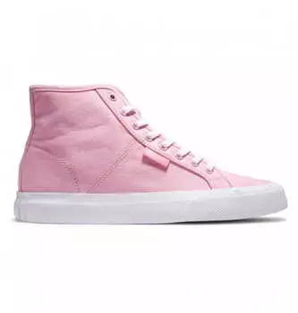 Высокие Кеды кроссовки Dc Manual Pink/Pink