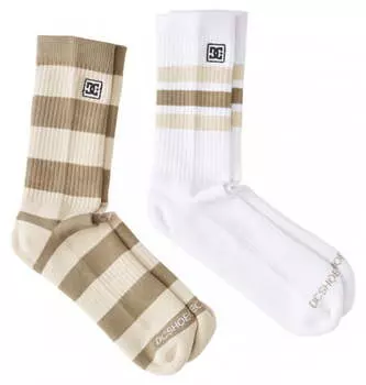 Высокие Мужские Носки Dc Stripe 2 Pack