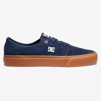 Замшевые Кеды кроссовки Dc Trase Dc Navy/Gum