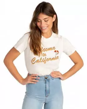 Женская Футболка Billabong California