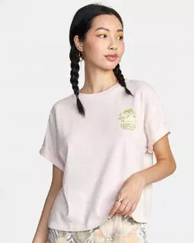 Женская Футболка RVCA Record