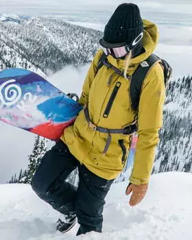 Женская Сноубордическая Куртка A/Div Tropper Stx Fresh Moss