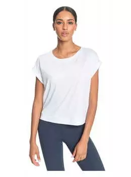 Женская Спортивная Футболка Roxy Lets Shake Hands Bright White