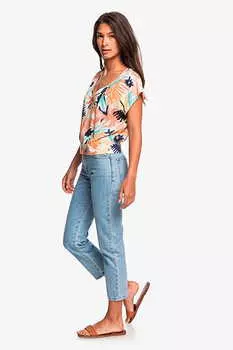 Женские прямые Джинсы Roxy со средней талией Shape Of The Wave