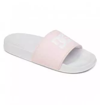 Женские Сланцы Dc Slides White/Pink