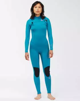 Женский Гидрокостюм С Застежкой-Молнией На Груди 4/3Mm Synergy