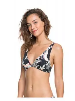 Лиф Roxy Printed Beach Classics True Anthracite Praslin S