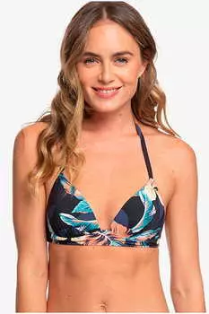 Лиф Roxy Printed Beach Classics True Anthracite Tropicoco