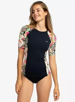 Женский рашгард с коротким рукавом ROXY UPF 50 Surf