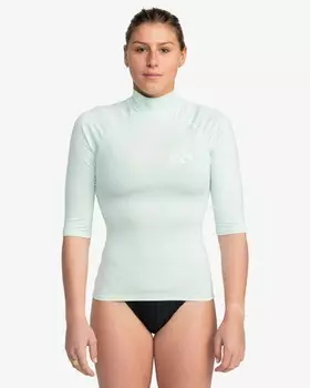 Женский рашгард с коротким рукавом Tropic Surf