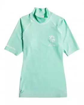 Женский рашгард UPF 50 с короткими рукавами Logo