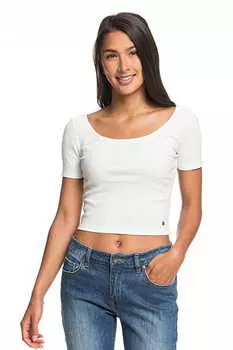 Женский топ с коротким рукавом Roxy Hey U Rock