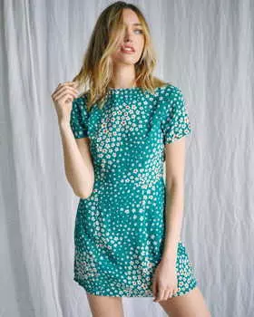 Женское Миди Платье Rvca Camille Rowe Lido