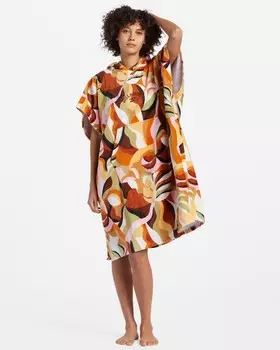 Женское полотенце-пончо с капюшоном BBG