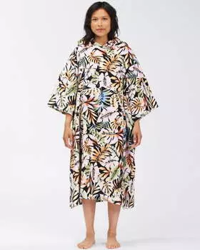 Женское полотенце-пончо с капюшоном WMNS