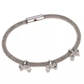 Браслет декоративный из серебра 006-1975B_001_WG