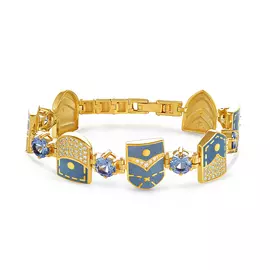 Браслет декоративный из серебра 14-006-8103