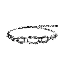 Браслет декоративный из серебра 14-248-0083