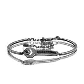 Браслет декоративный из серебра 14-282-31083