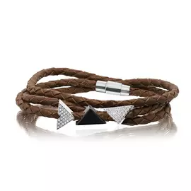 Браслет декоративный из серебра 4-036-91389