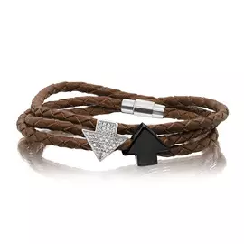 Браслет декоративный из серебра 4-042-91389