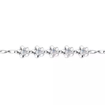 Браслет декоративный из серебра 94050044