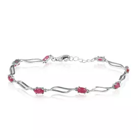 Браслет декоративный из серебра B-DRGR00618-RB