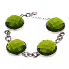 Браслет декоративный из серебра BR1028_CPEOB_WG