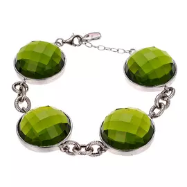 Браслет декоративный из серебра BR1028_CPEOB_WG