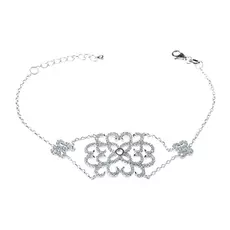 Браслет декоративный из серебра BR-H0053_001_WG