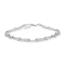 Браслет декоративный из серебра BRN24110-Rd