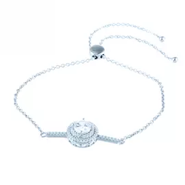 Браслет декоративный из серебра MB10349AB_BT_001_WG