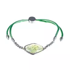 Браслет декоративный из серебра MB666_BT_PH_TEKS_001_WG