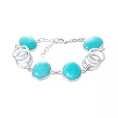 Браслет декоративный из серебра SB00221-1_AZ_WG