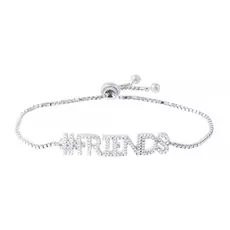 Браслет декоративный из серебра SB28055_BT_001_WG