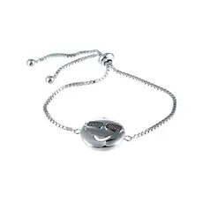 Браслет декоративный из серебра SB28057_BT_001_WG