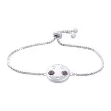 Браслет декоративный из серебра SB28058_BT_001_WG