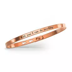 Браслет декоративный из серебра SMBA0272-24MM_BT_001_PINK