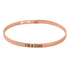 Браслет декоративный из серебра SMBA0726-24MM_BT_PINK