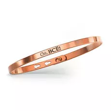 Браслет декоративный из серебра SMBA0749-24MM_BT_PINK