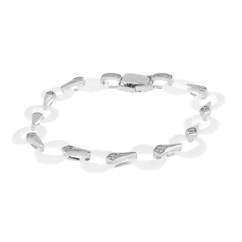 Браслет декоративный из серебра TC-B00230-W-W-X-X-W