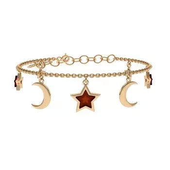 Браслет декоративный из серебра W10011ZK