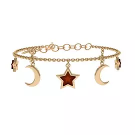 Браслет декоративный из серебра W10011ZK