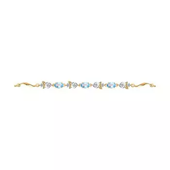 Браслет декоративный из золота 750312