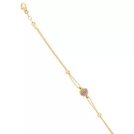 Браслет декоративный из золота BLK104