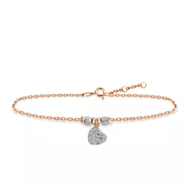 Браслет на ногу декоративный из золота 23611011